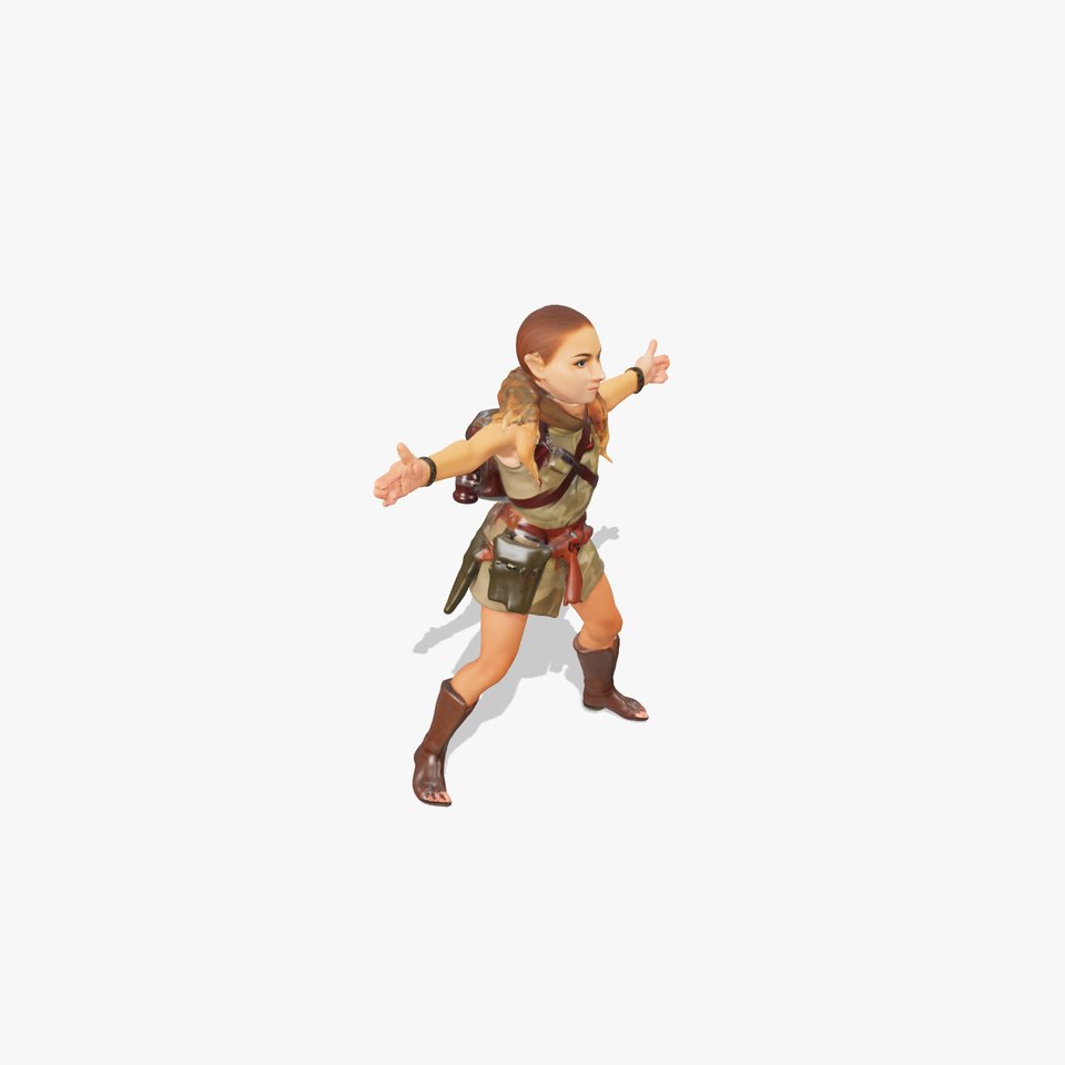 Elven Scout Costume model pack